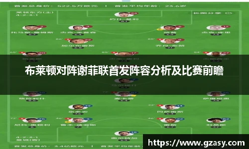 布莱顿对阵谢菲联首发阵容分析及比赛前瞻